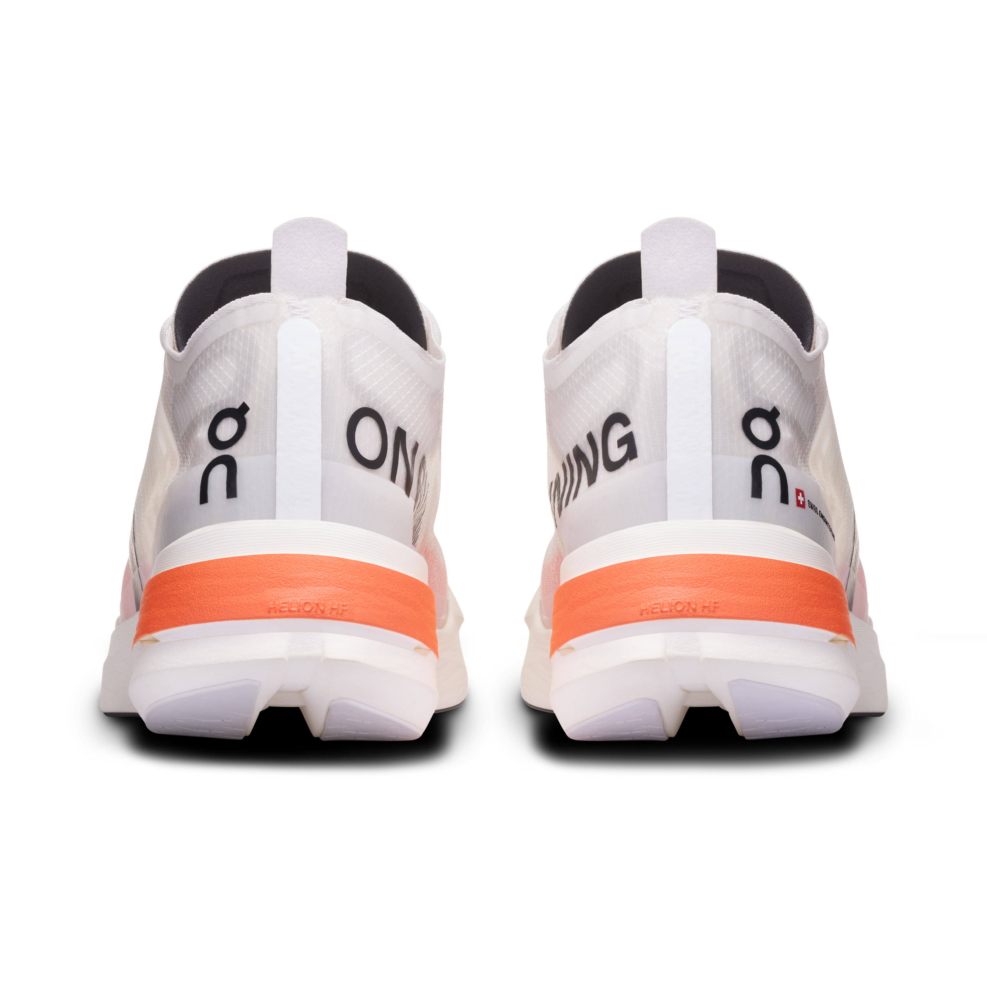 On Running Cloudboom Strike White Black Orange