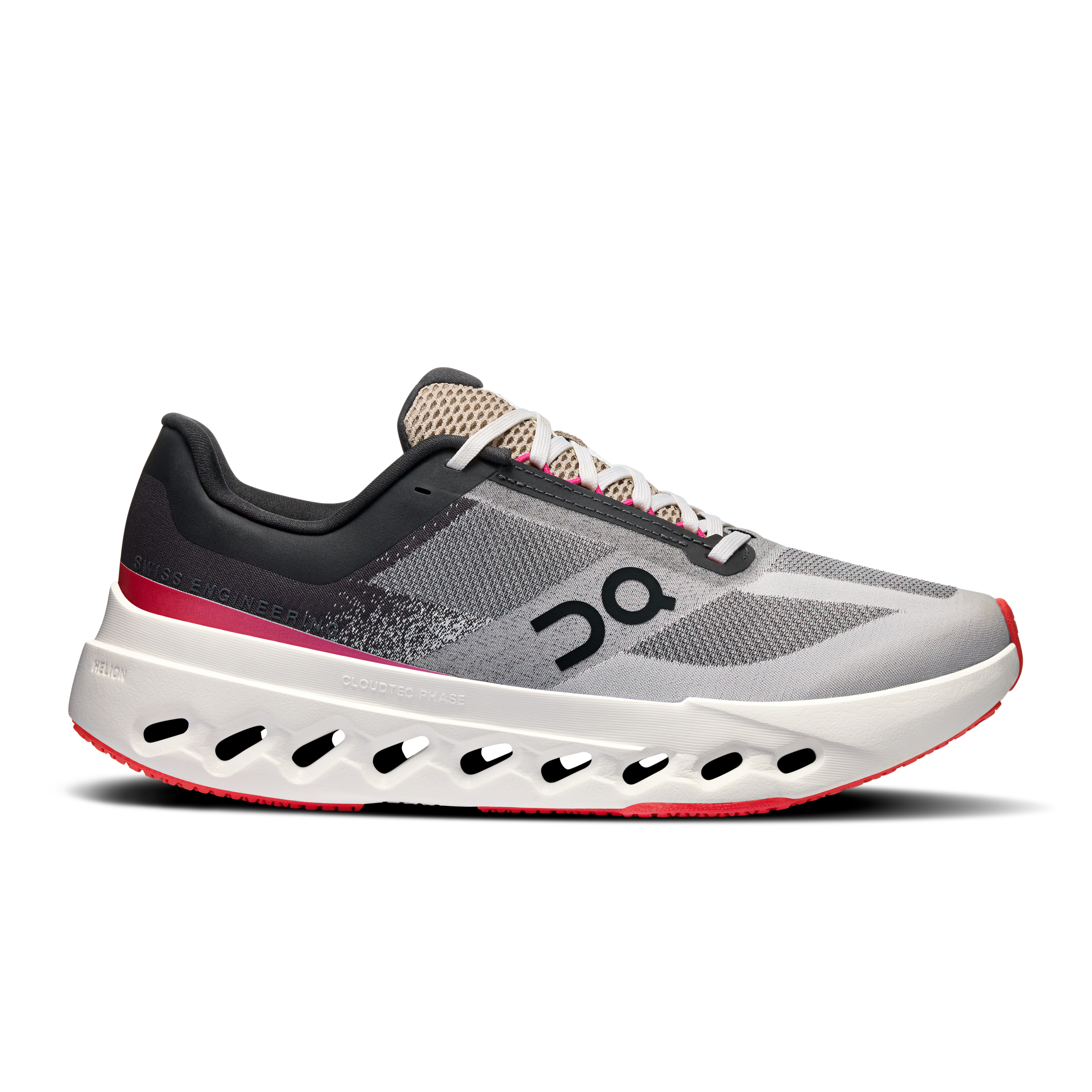 On Running Cloudsurfer Next Black White Pink (Women's)
