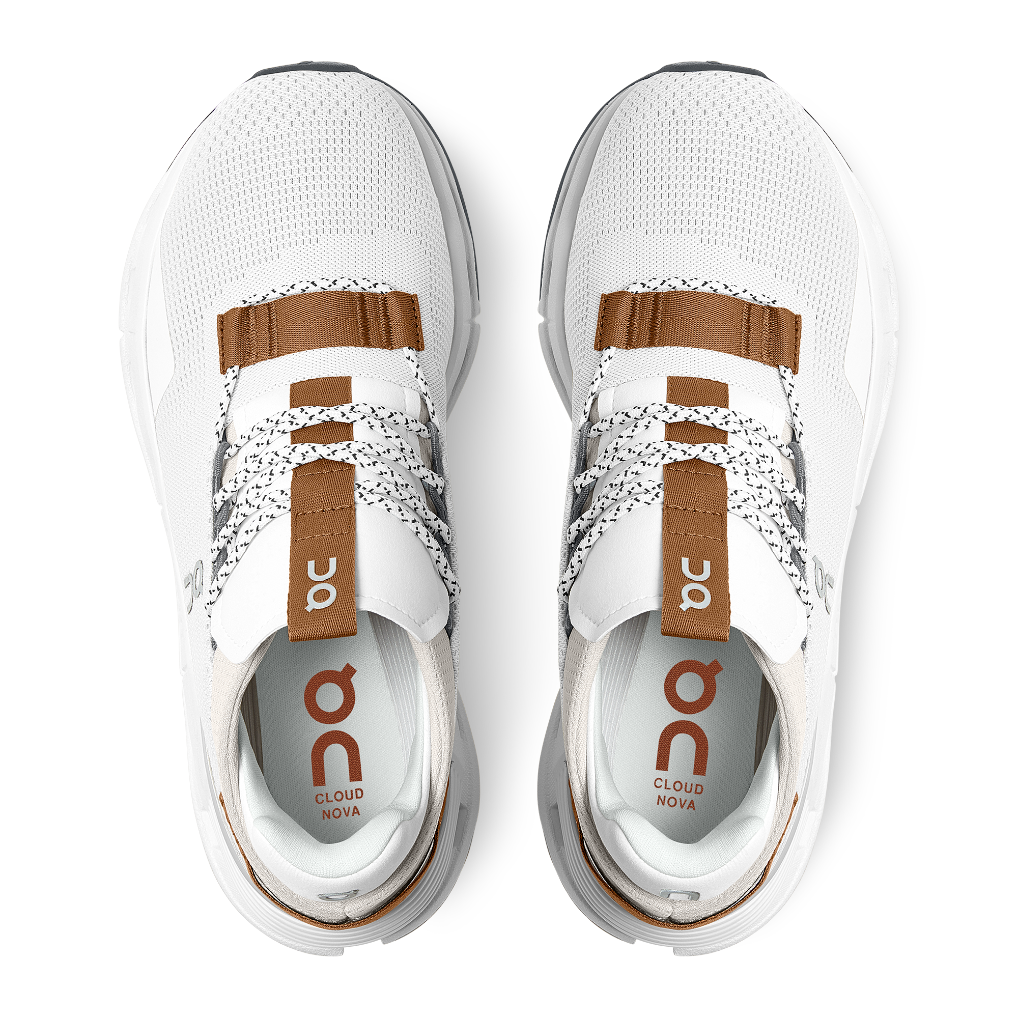 On Running Cloudnova White Pearl Brown