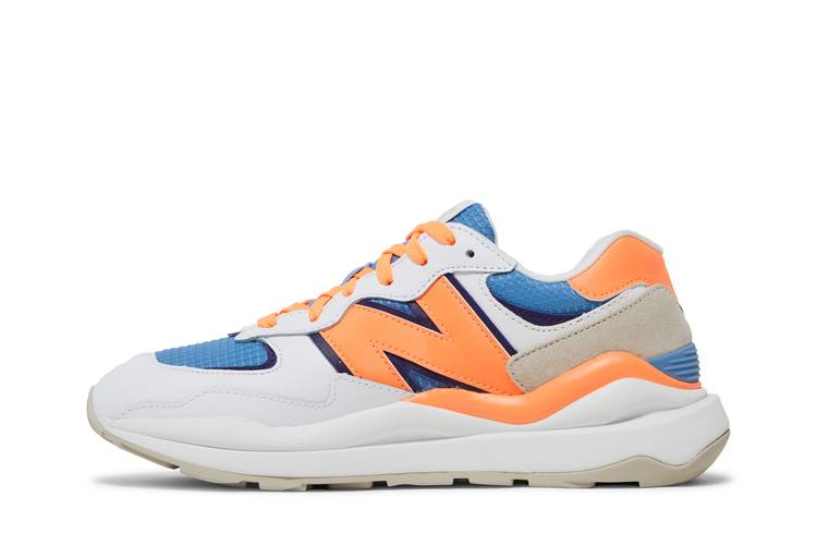 Wmns 57/40 'White Orange Stellar Blue'