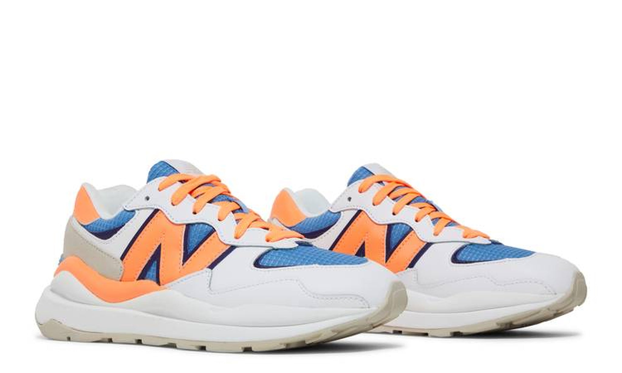 Wmns 57/40 'White Orange Stellar Blue'