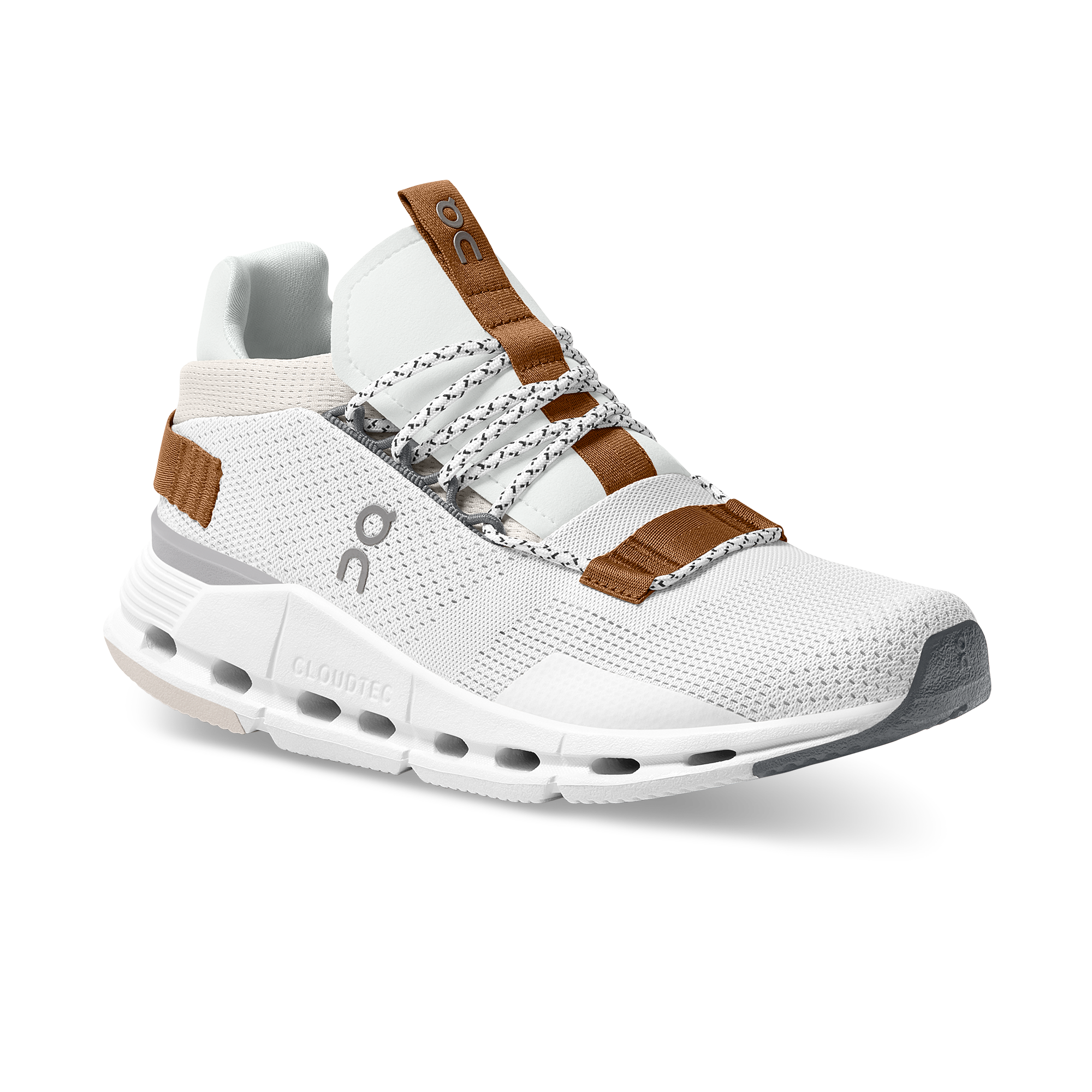 On Running Cloudnova White Pearl Brown (Women's)