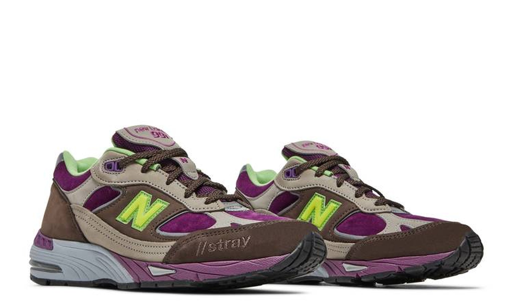 Stray Rats x Wmns 991 Made in England 'Purple Green'