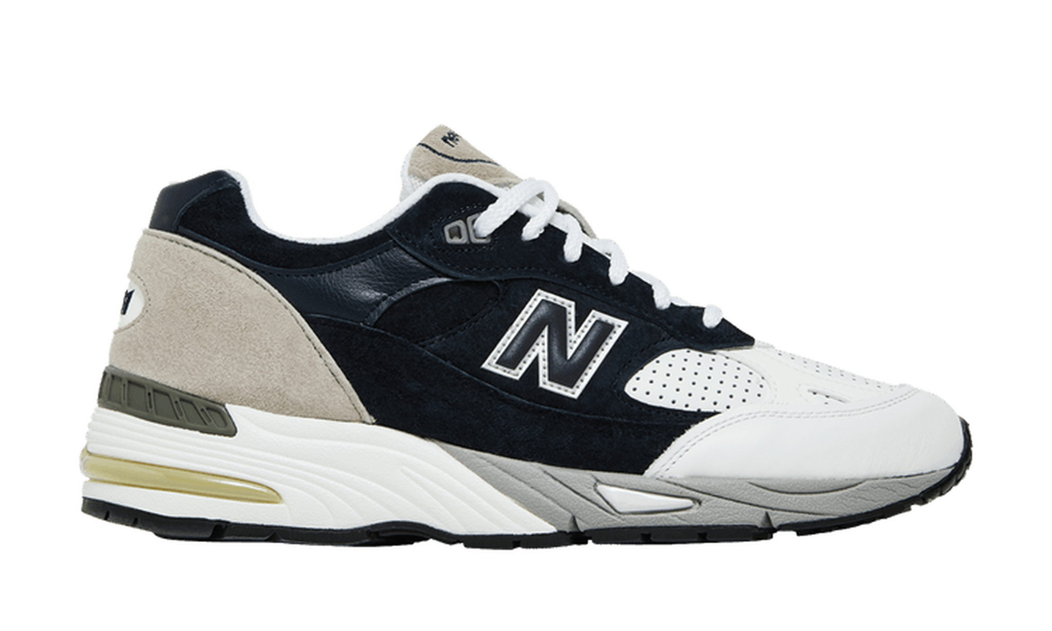 Sneakersnstuff x 991 Made in England 'Perforated Pack - Navy White'