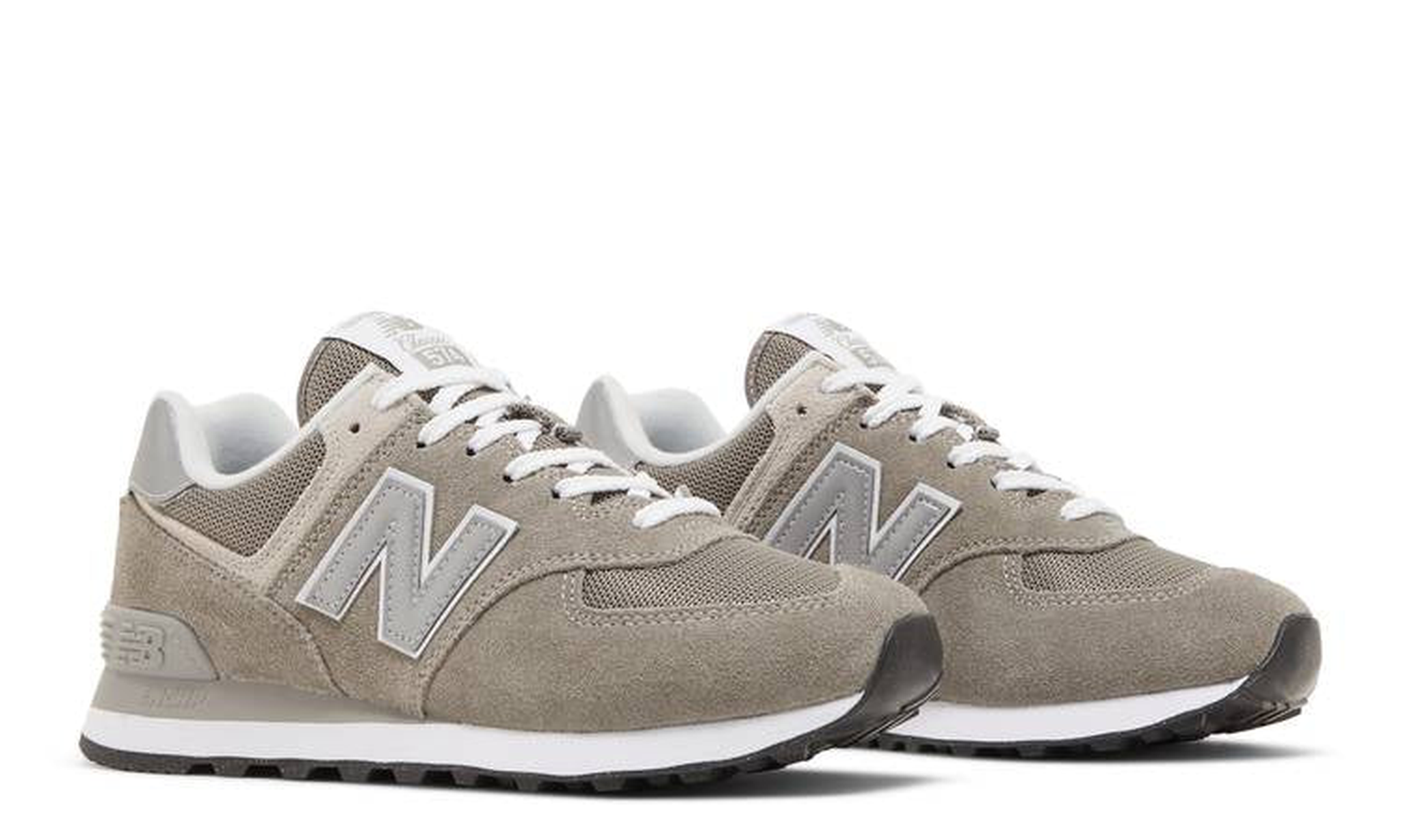 Wmns 574 Core Wide 'Grey White'
