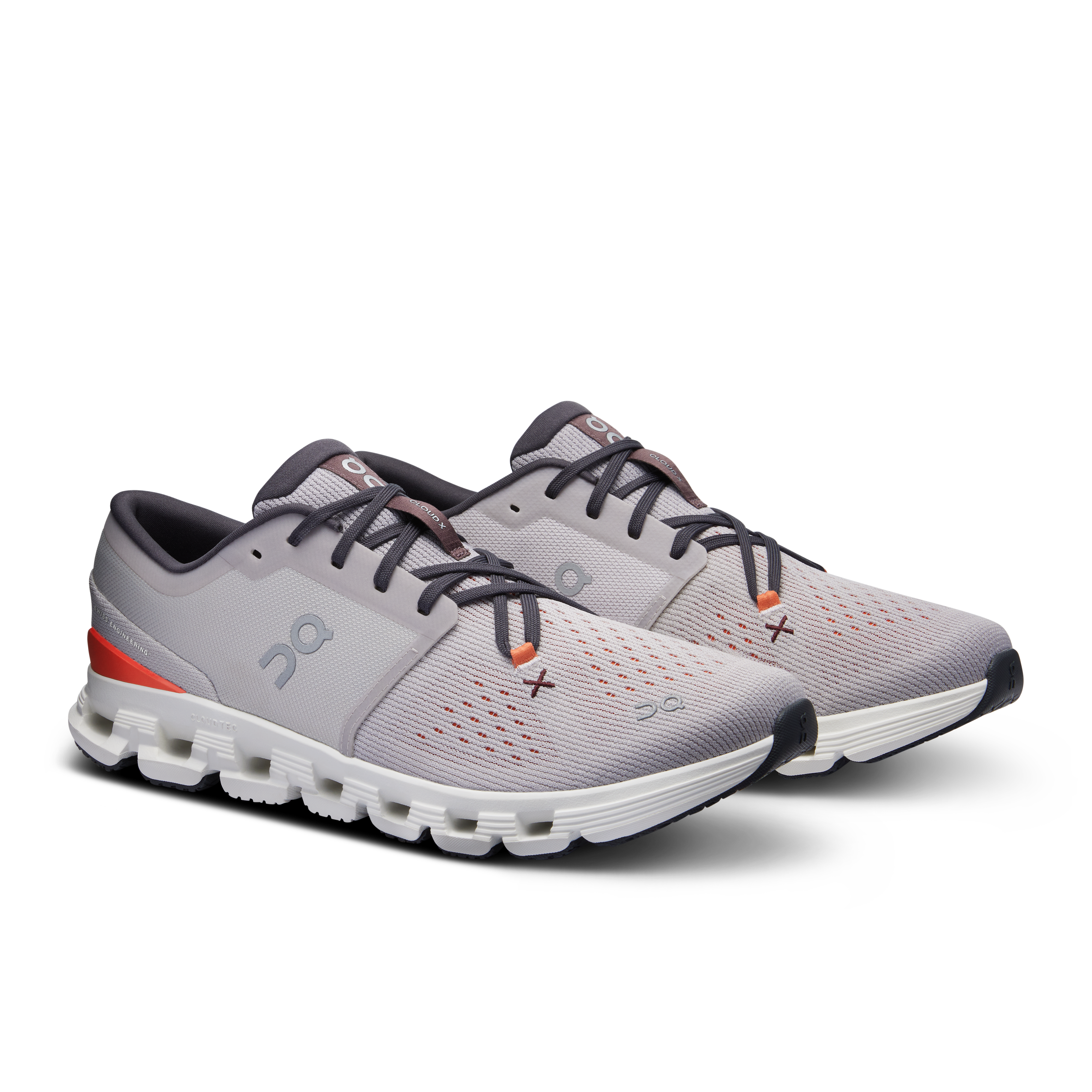 ON Cloud X 4 'Silver Flame'