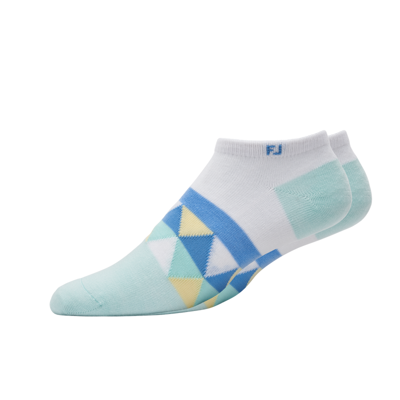 ProDry Lightweight Fashion Low Cut Women - White / Green / Blue