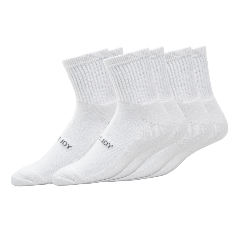 ComfortSof Quarter 3-Pack - White