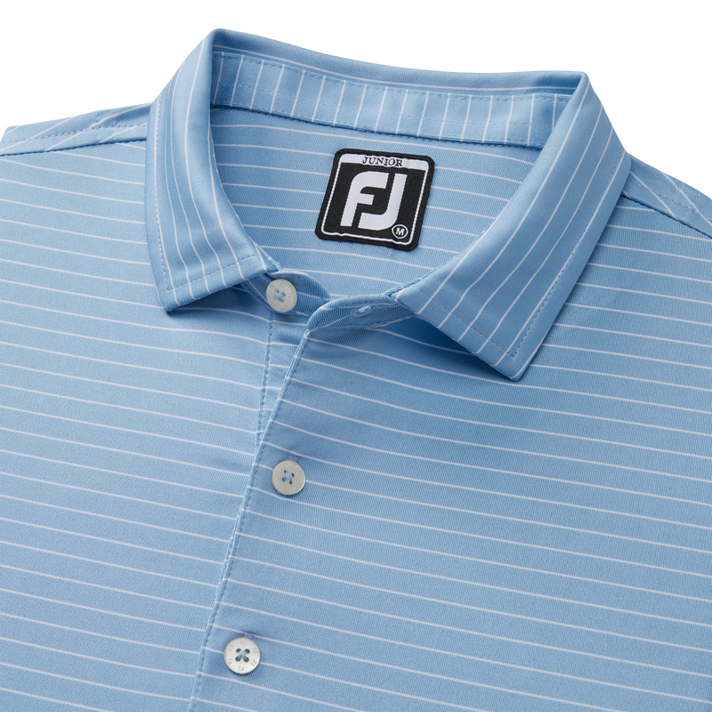 Pencil Stripe Junior - Dusk Blue / White