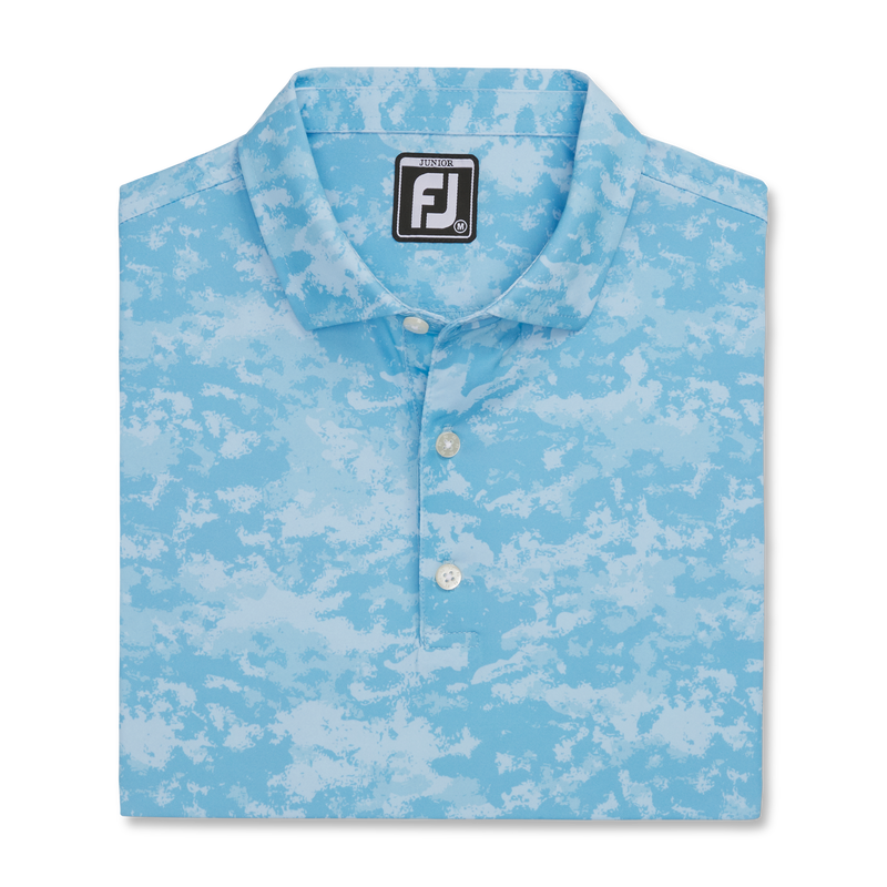 Boys Camo Print - True Blue
