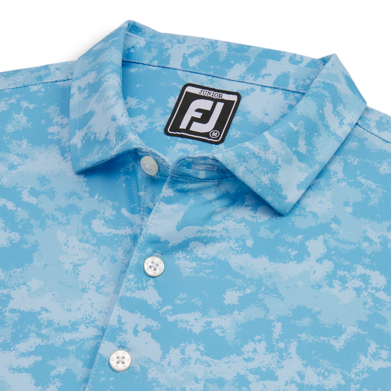 Boys Camo Print - True Blue
