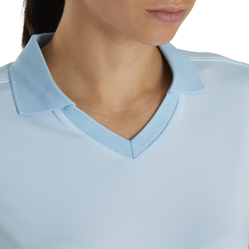 End On End Open Collar Women - Light Blue