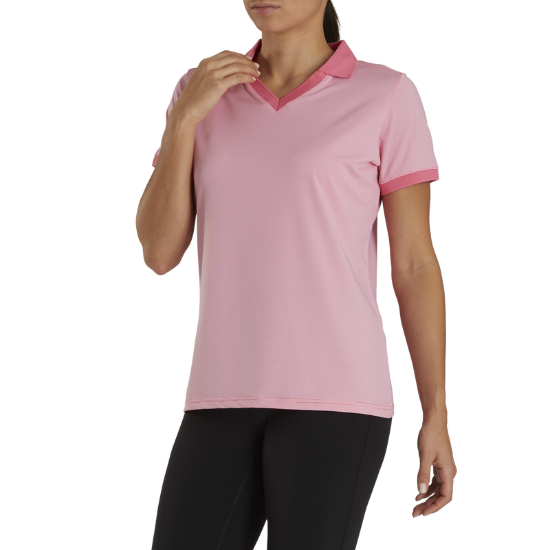 End On End Open Collar Women - Pink Azalea