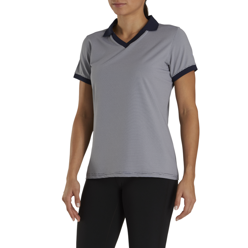 End On End Open Collar Women - Navy