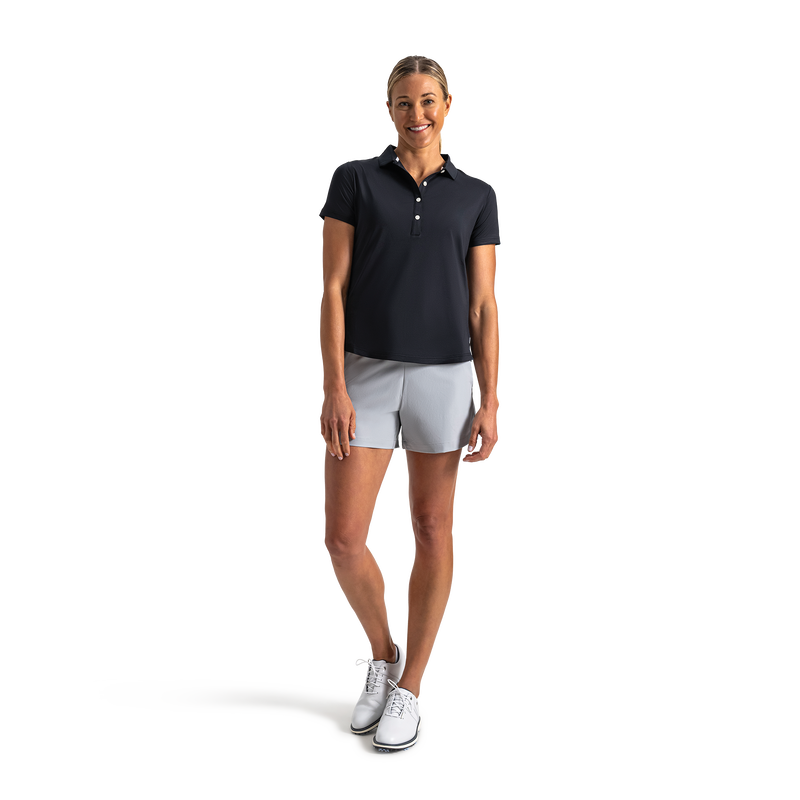 Solid Lisle Self Collar Women