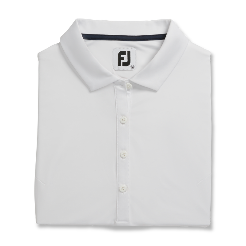 Solid Lisle Self Collar Women (Women's) - White