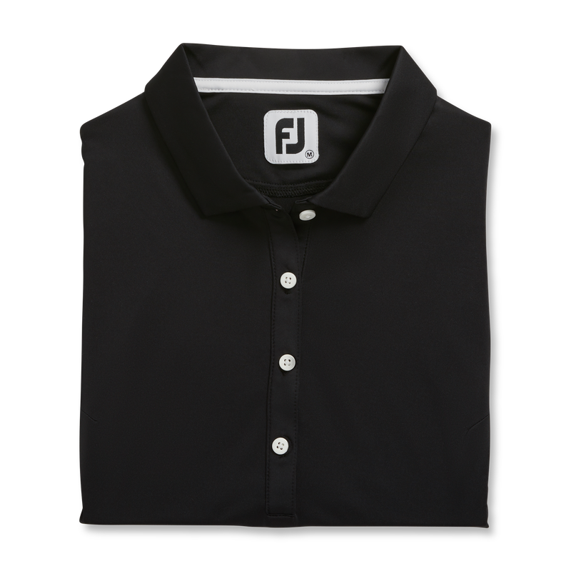 Solid Lisle Self Collar Women (Women's) - Black