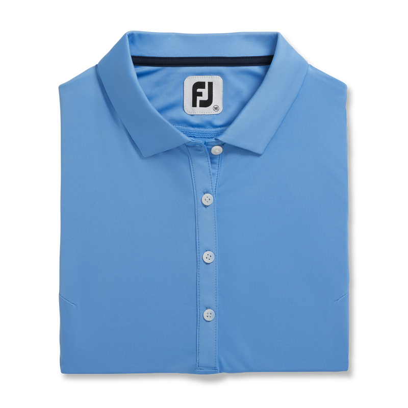 Solid Lisle Self Collar Women (Women's) - Light Blue