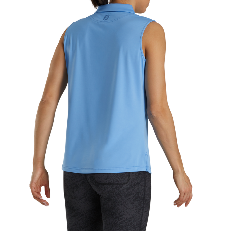 Solid Lisle Self Collar Women (Women's) - Light Blue