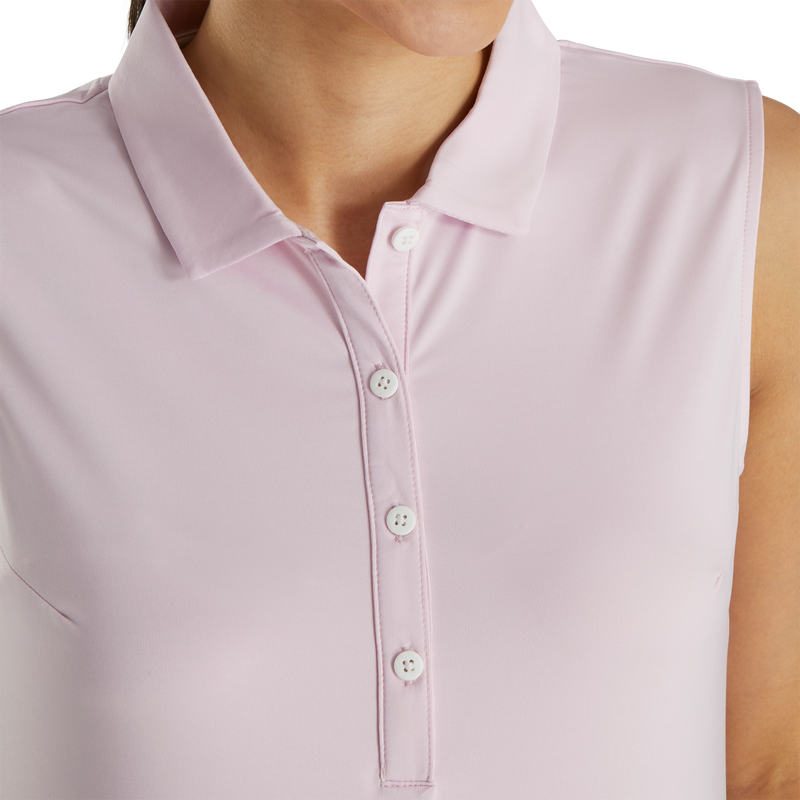 Solid Lisle Self Collar Women (Women's) - Light Pink