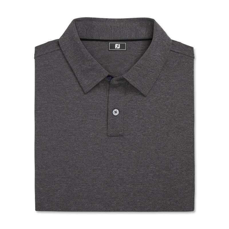 Athletic Fit Solid Lisle - Heather Charcoal