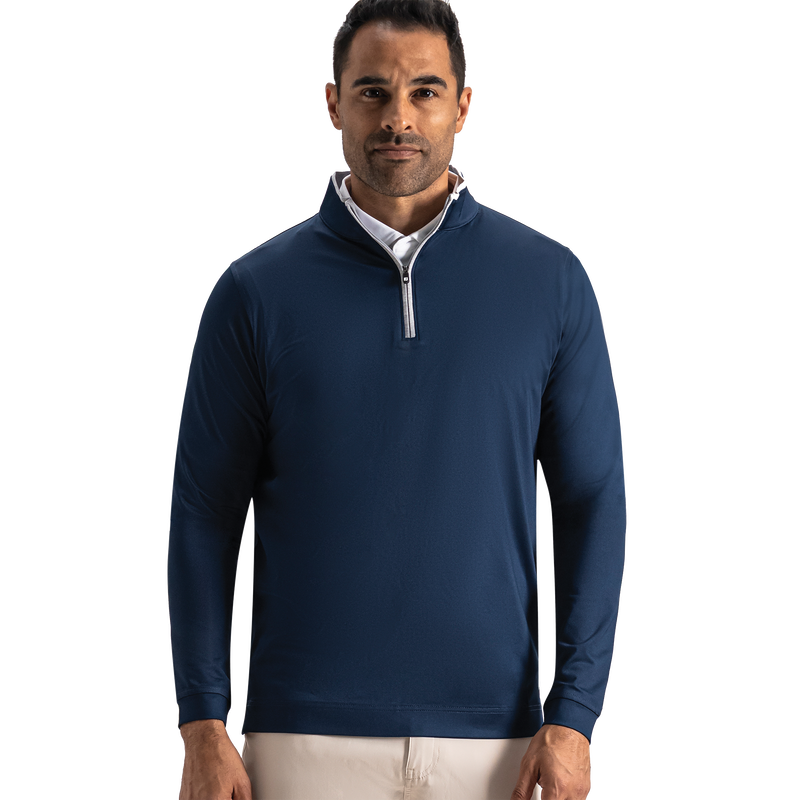 Lightweight Solid Mid-Layer - Navy