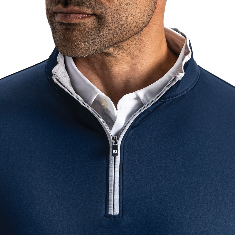 Lightweight Solid Mid-Layer - Navy