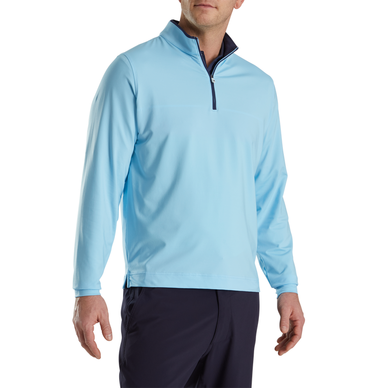 Lightweight Solid Mid-Layer - Light Blue