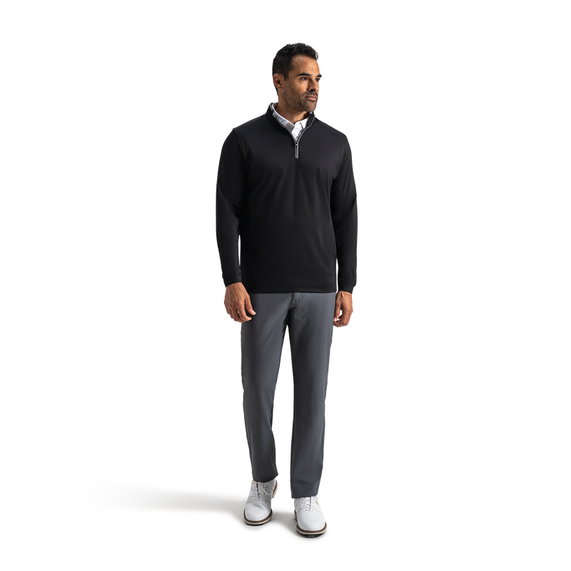 Lightweight Solid Mid-Layer - Black