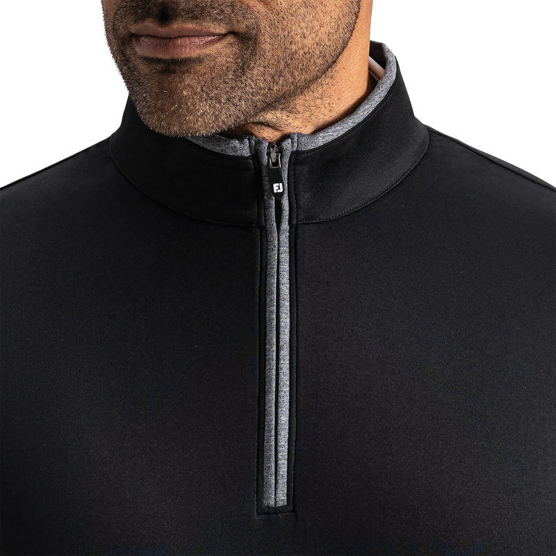 Lightweight Solid Mid-Layer - Black
