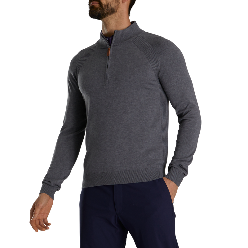 Half-Zip Sweater (Men's) - Heather Charcoal