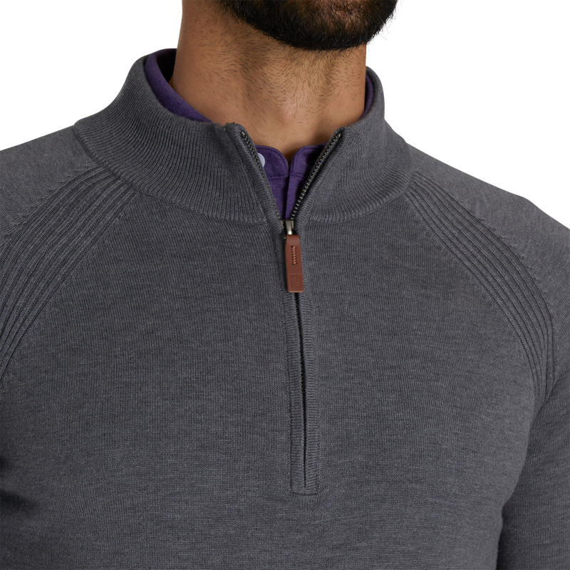Half-Zip Sweater (Men's) - Heather Charcoal