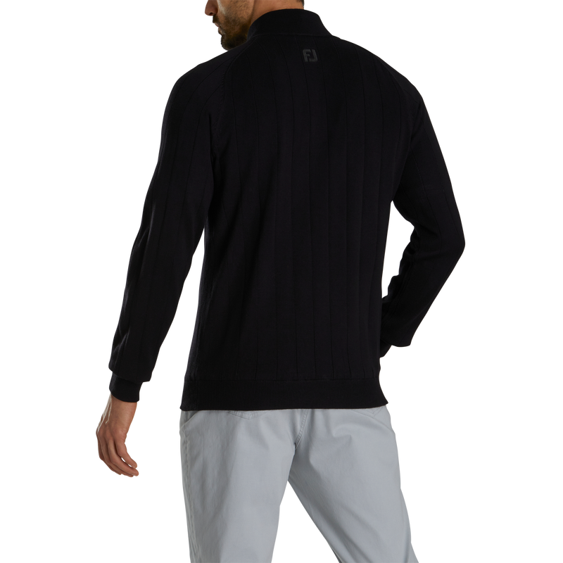 Drop Needle Pullover - Black