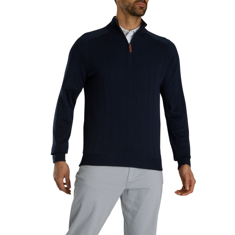 Drop Needle Pullover - Navy