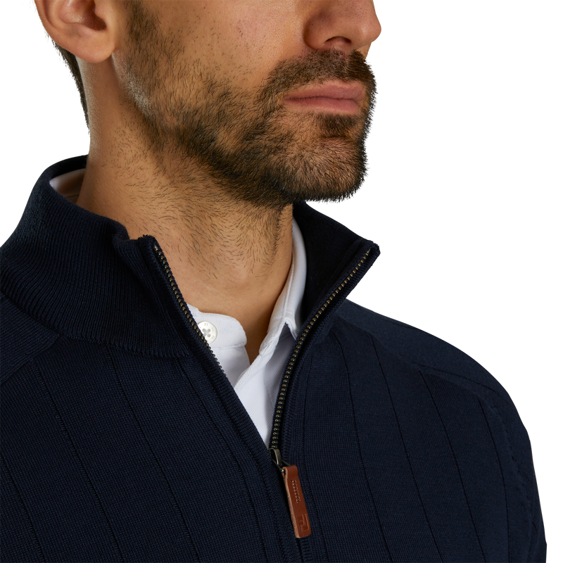 Drop Needle Pullover - Navy