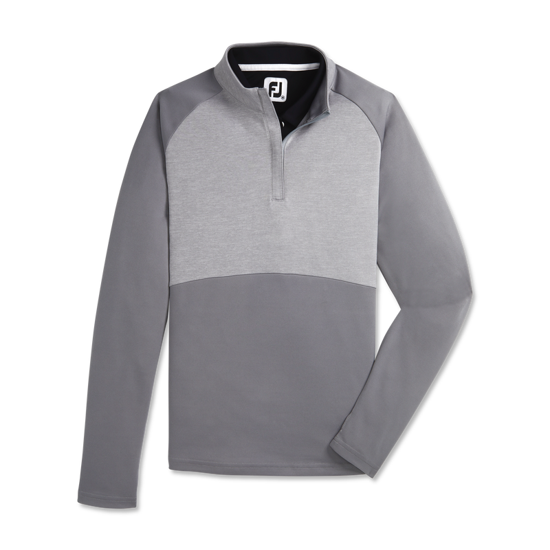 Heather Block Half-Zip Mid-Layer Women - Grey