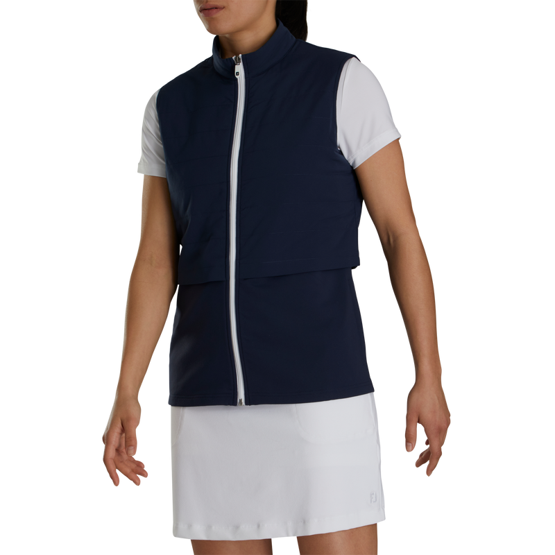 Layered Insulated Vest Women - Navy