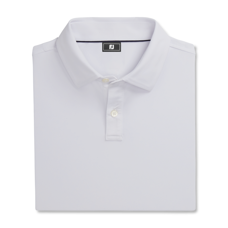Athletic Fit Solid Lisle - White