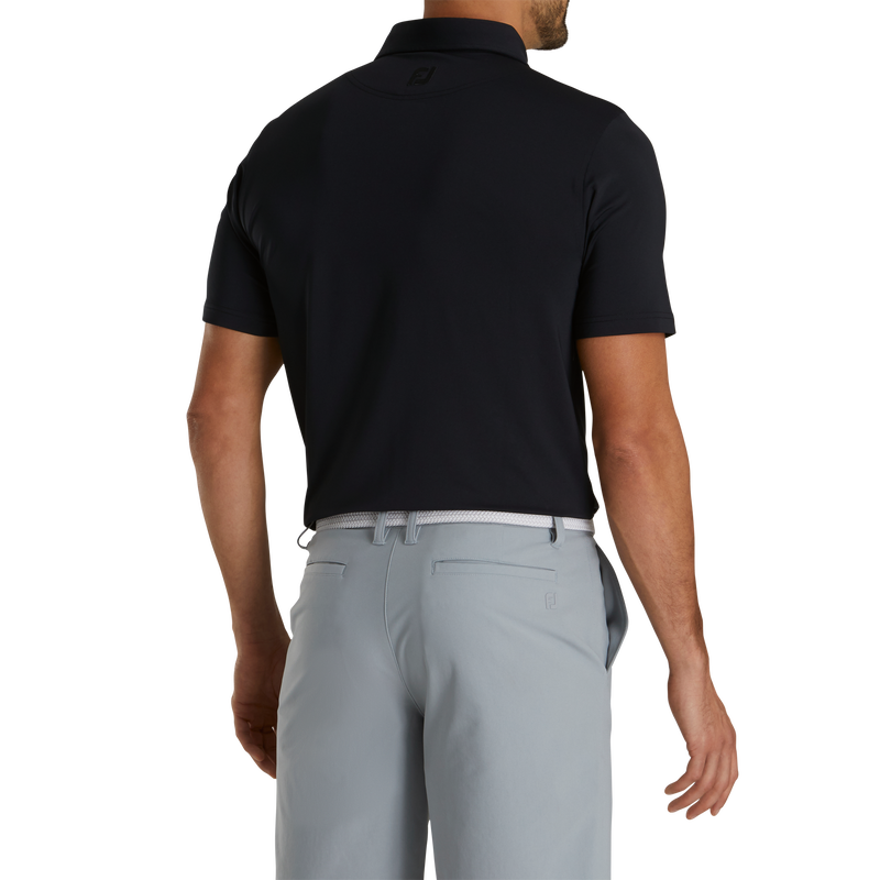 Athletic Fit Solid Lisle - Black