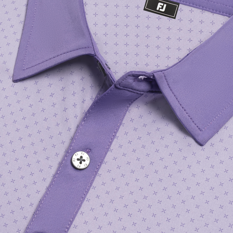 Athletic Fit Micro Flower Lisle (Men's) - Lavender / Lilac