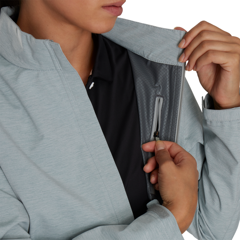 HydroLite Rain Jacket Women - Heather Grey