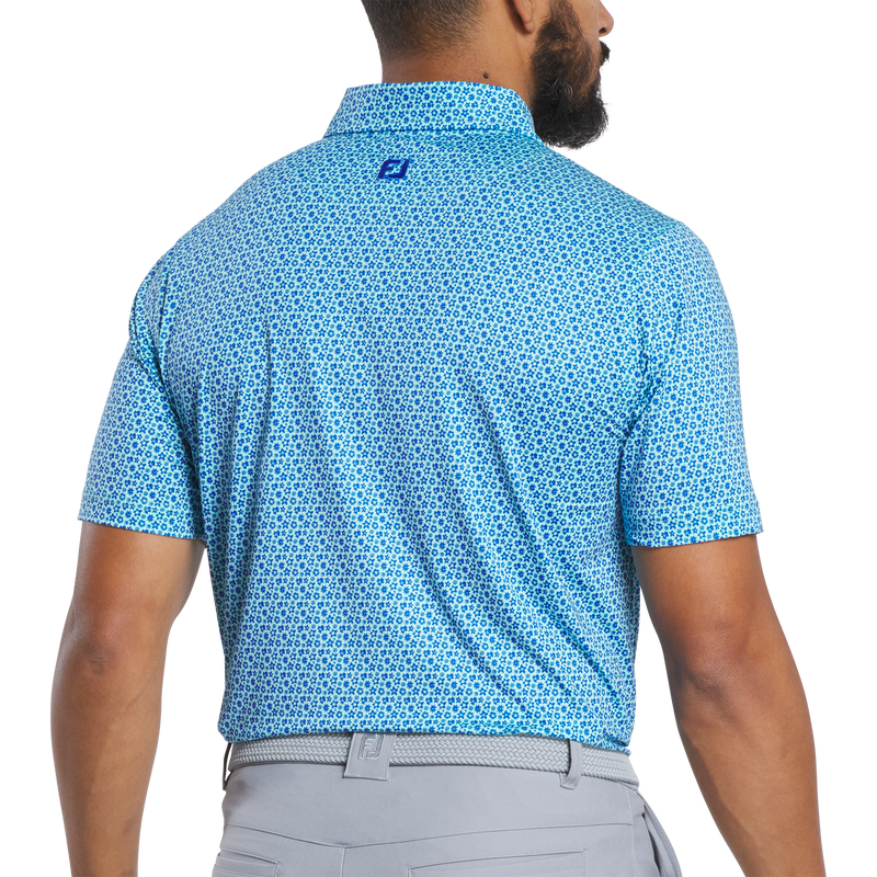 Floral Lisle - Blue / Aqua