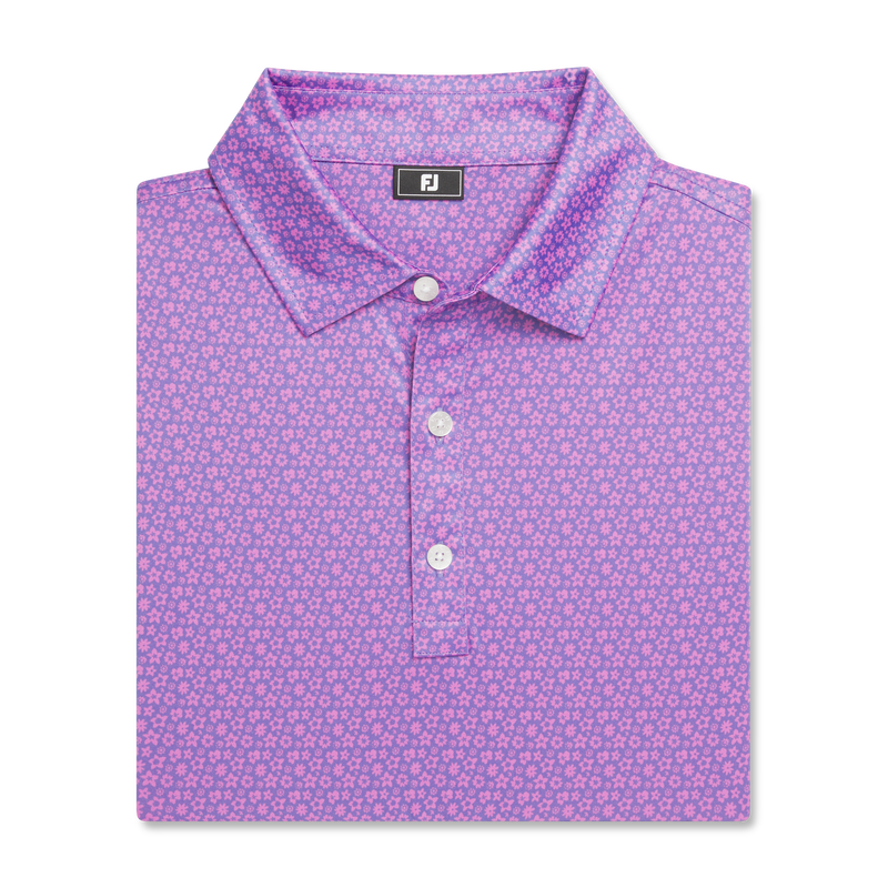 Floral Lisle - Pink / Lagoon