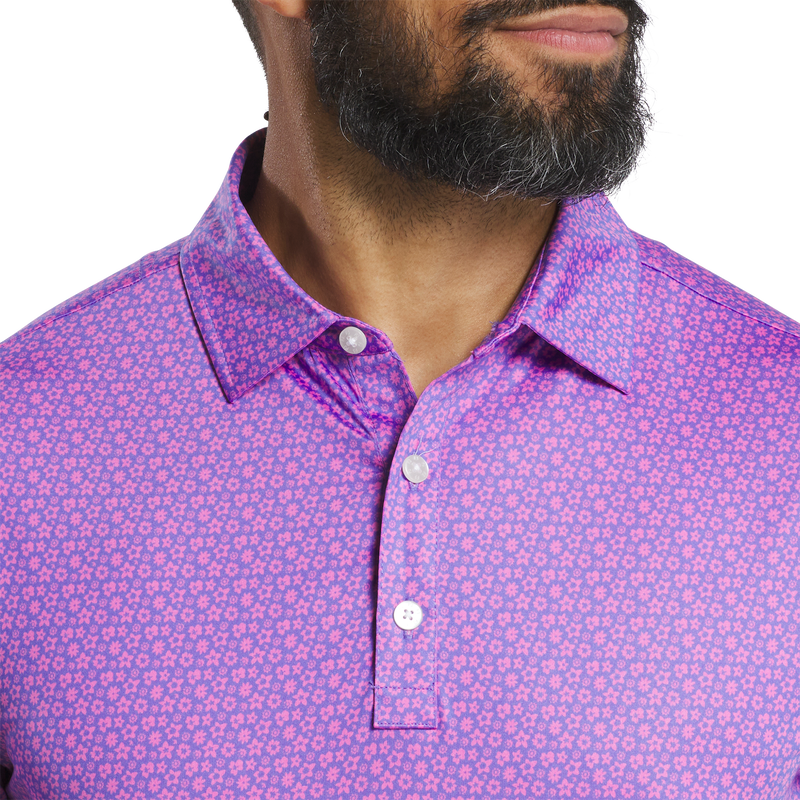 Floral Lisle - Pink / Lagoon