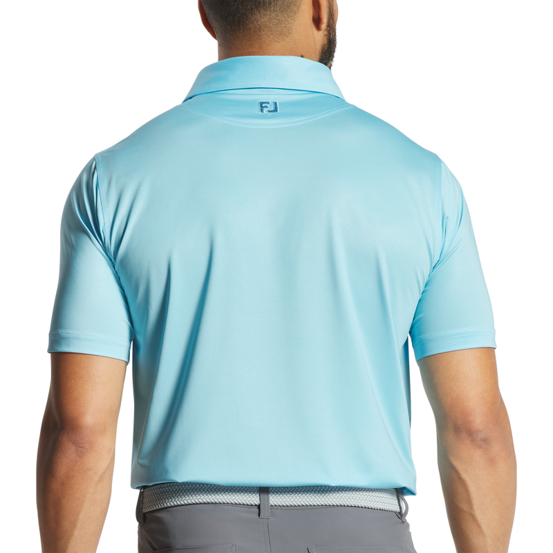 Tonal Dot Print Lisle - Light Blue