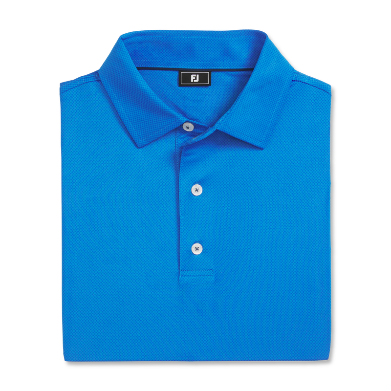 Tonal Dot Print Lisle - Royal