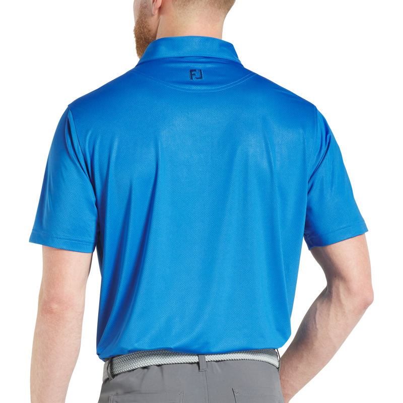 Tonal Dot Print Lisle - Royal