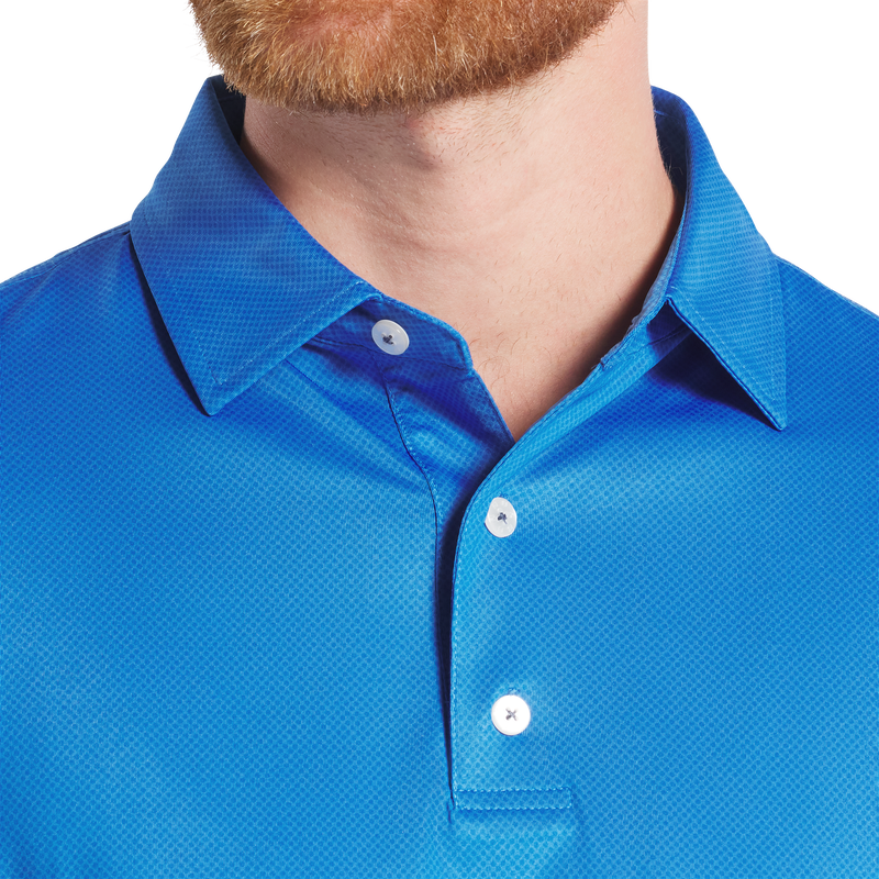 Tonal Dot Print Lisle - Royal