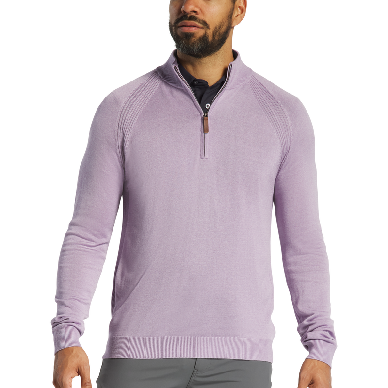 Half-Zip Sweater (Men's) - Heather Lavender