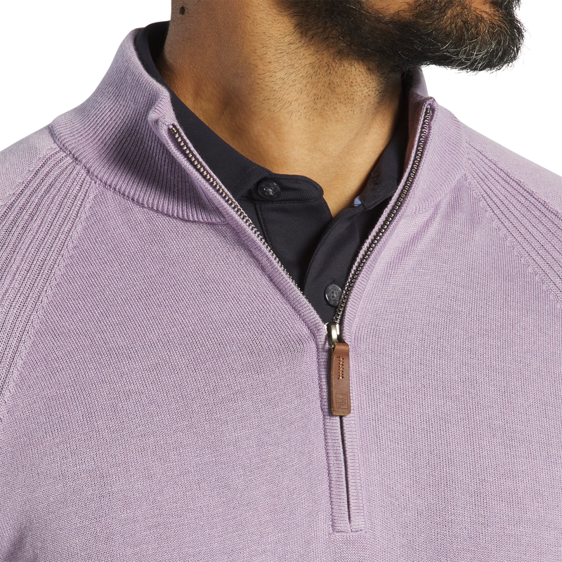 Half-Zip Sweater (Men's) - Heather Lavender